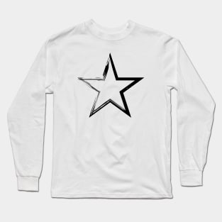 Black Star Long Sleeve T-Shirt